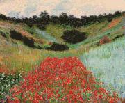 Claude Monet Poppy Field in a Hollow near Giverny oil